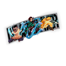 Load image into Gallery viewer, 3D Style Demon Slayer Trio - [Black/Gray] - [MATTE/GLOSS/HOLO]