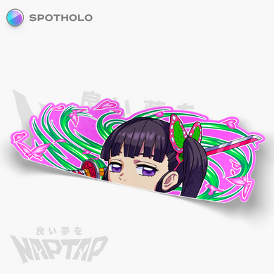 Kanao Flower Power - Peeker Sticker