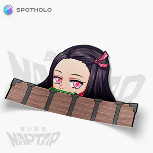 Nezuko in a Box - Peeker Sticker