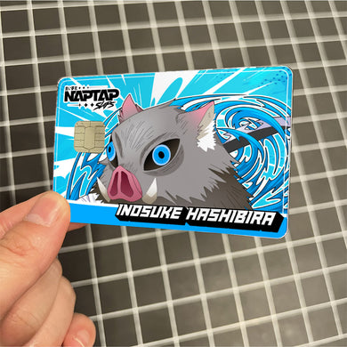 Inosuke Mask ON / Mask OFF - Credit Card Skin