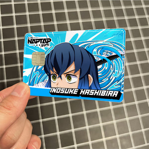 Inosuke Mask ON / Mask OFF - Credit Card Skin