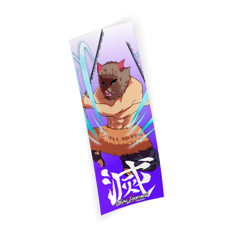 Inosuke Hashibira Box Sticker - [MATTE/GLOSS/HOLO]
