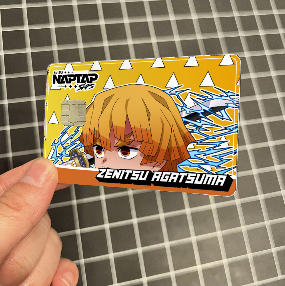Zenitsu Thunder Breathing - Credit Card Skin